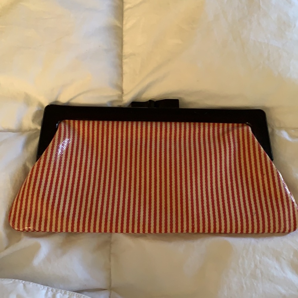 Vintage stripe clutch - Picture 2 of 5